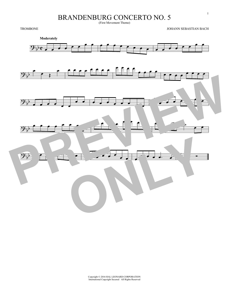 Brandenburg Concerto No. 5