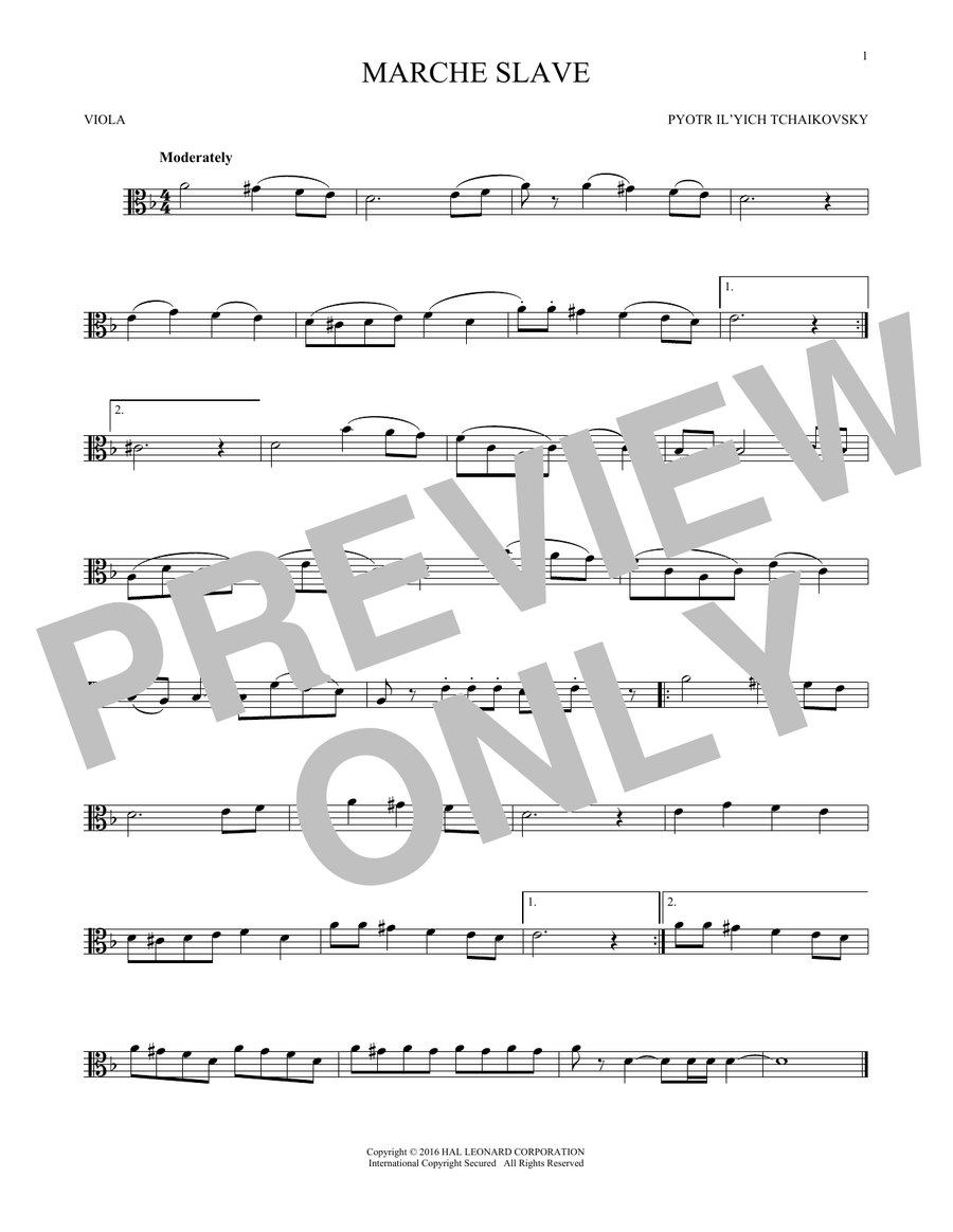 Marche Slav, Op. 31