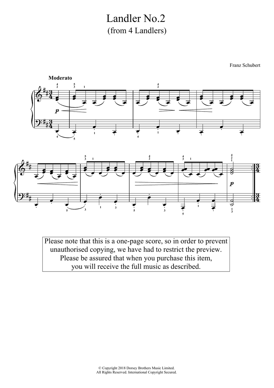 Landler No. 2 (from 'Four Landlers')
