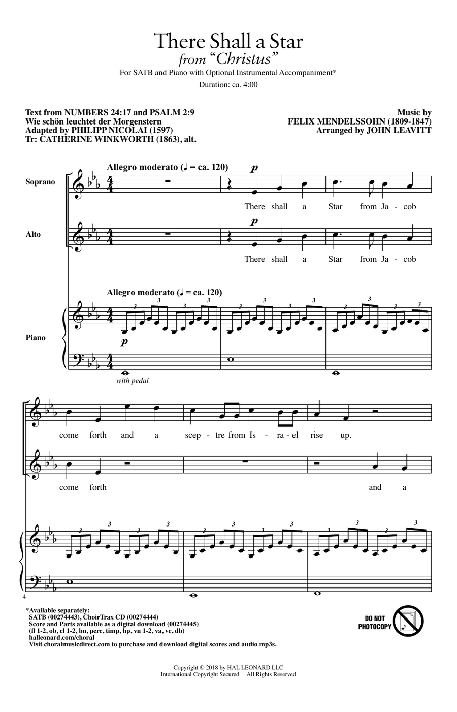 There Shall A Star (arr. John Leavitt)