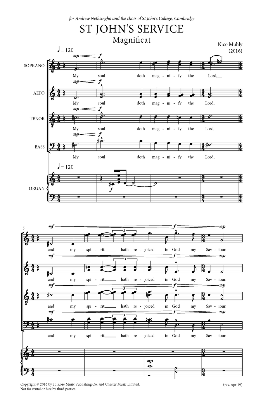 Third Service (Magnificat and Nunc Dimittis)