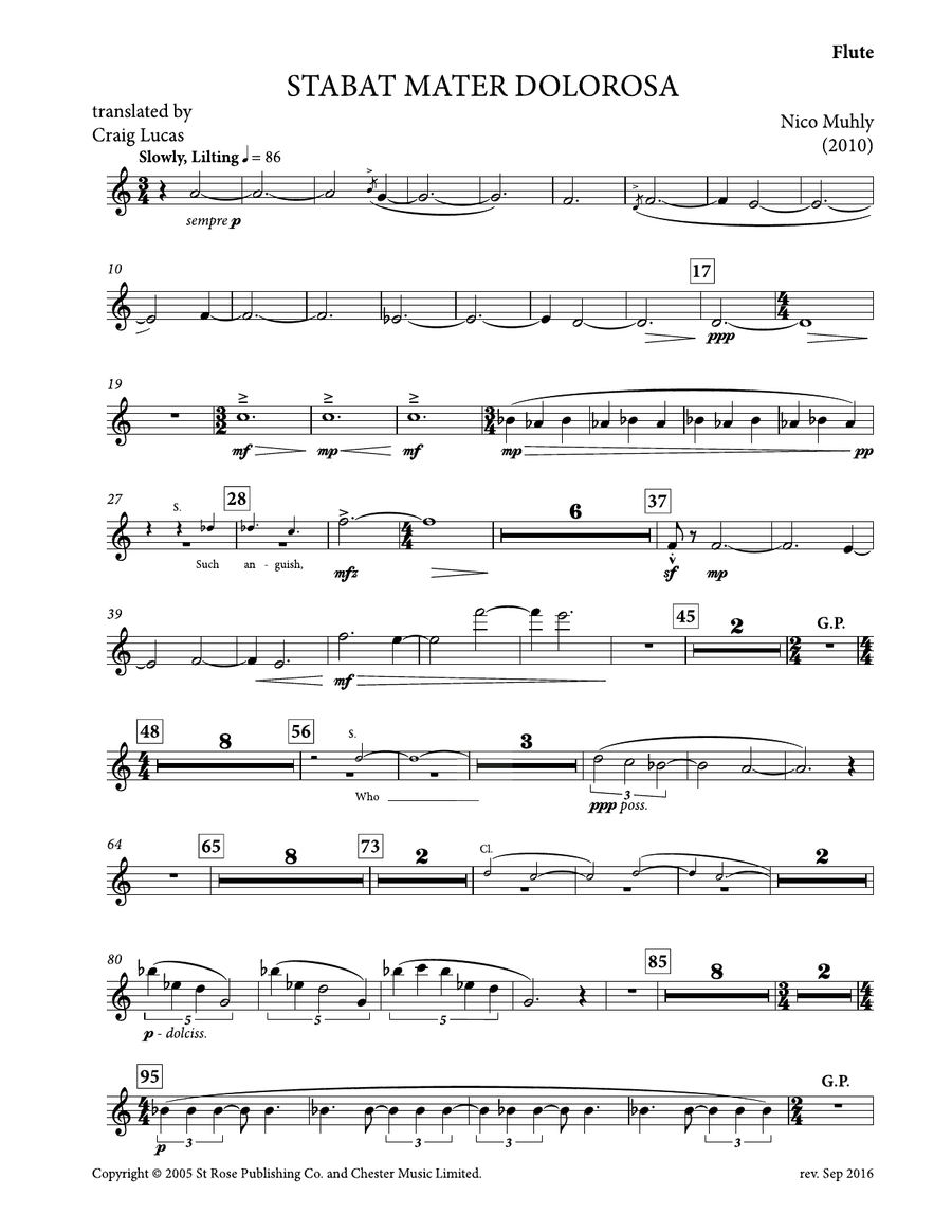 Stabat Mater Dolorosa - Parts