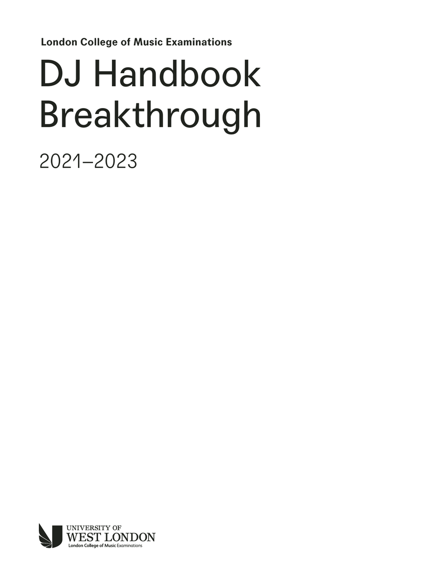 LCME DJ Handbook Breakthrough 2021