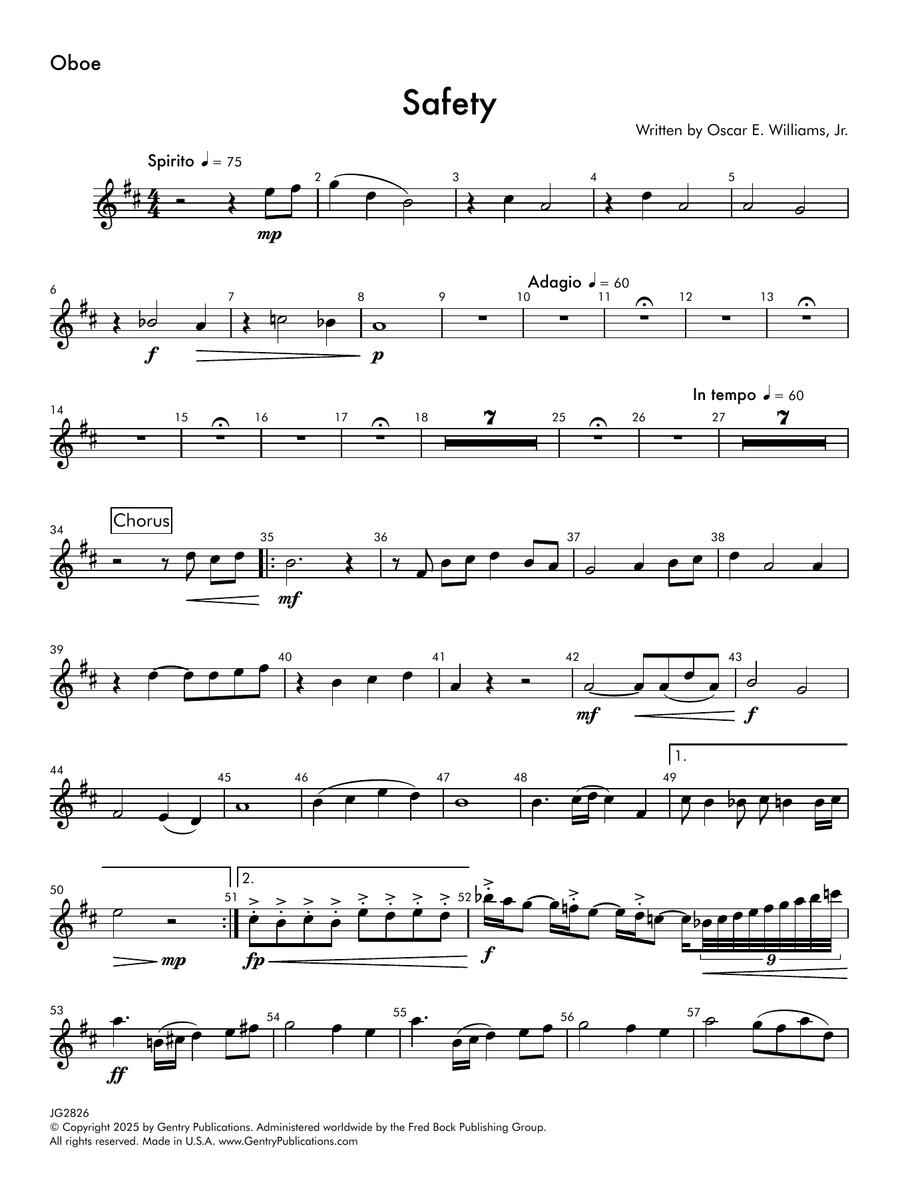 Safety - Oboe