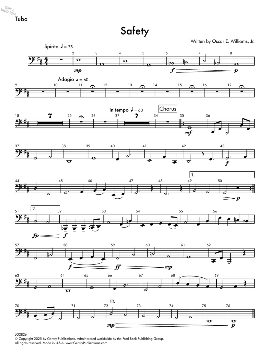 Safety - Tuba