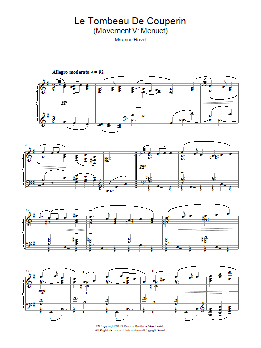 Le Tombeau De Couperin