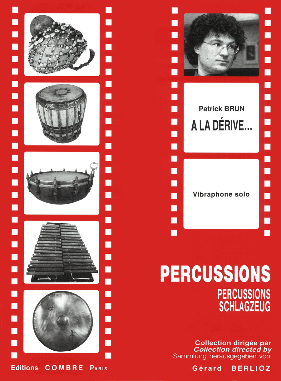 A la dérive... - partition percussions, Philippe Brun