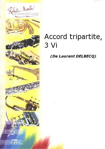Accord tripartite - partition violoncelle, Laurent Delbecq