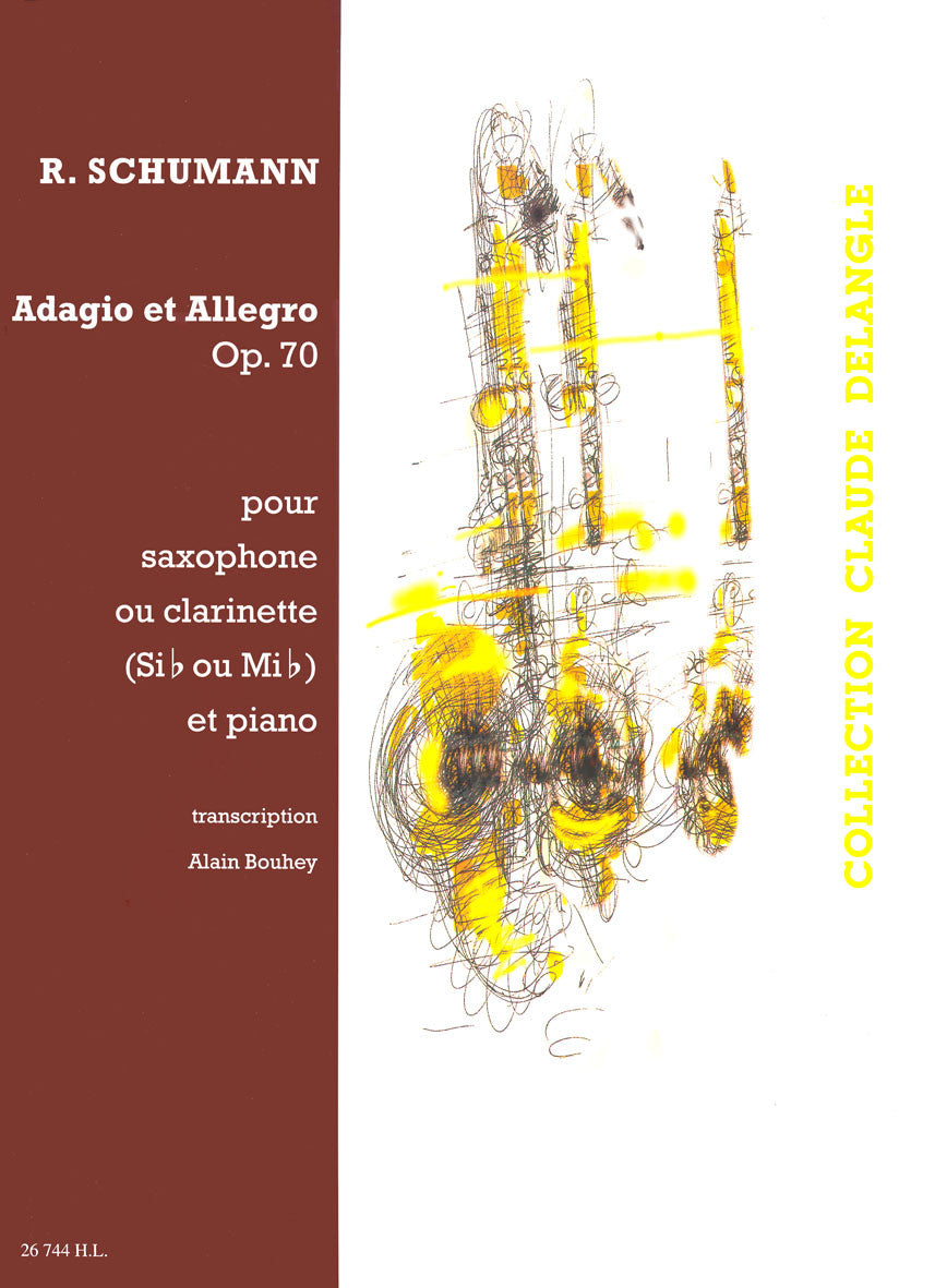 Adagio et Allegro Op.70 - partition saxophone, Robert Schumann