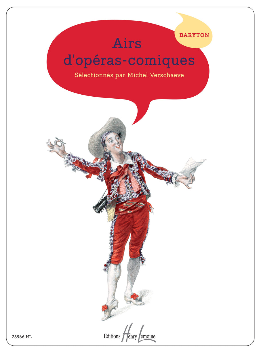 Airs d'opéras comiques - partition chant, Michel Verschaeve
