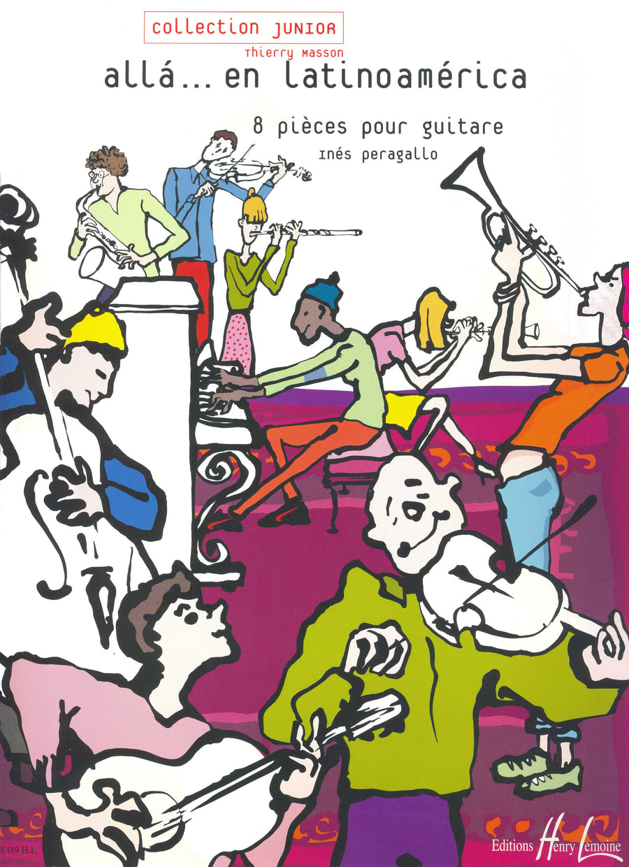 Allà... en latino américa - partition guitare, Inès Peragallo