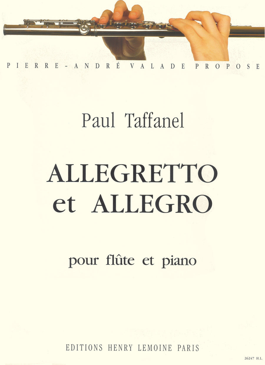 Allegretto et Allegro - partition flûte, Paul Taffanel