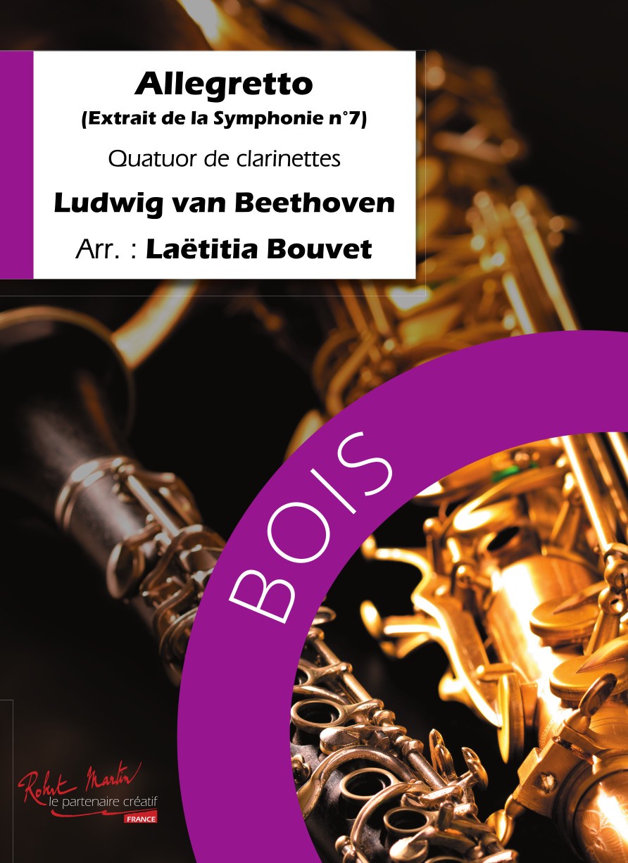 Allegretto from symphony n°7 - partition clarinette, Ludwig Beethoven van