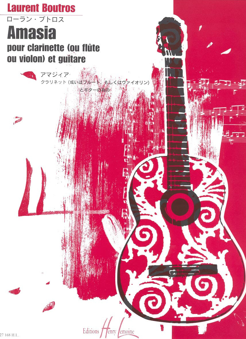 Amasia - partition clarinette, Laurent Boutros