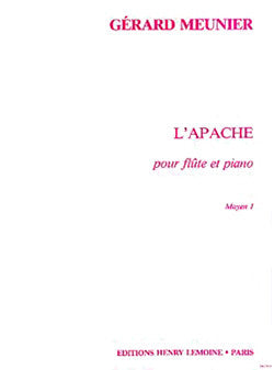Apache - partition flûte, Gérard Meunier