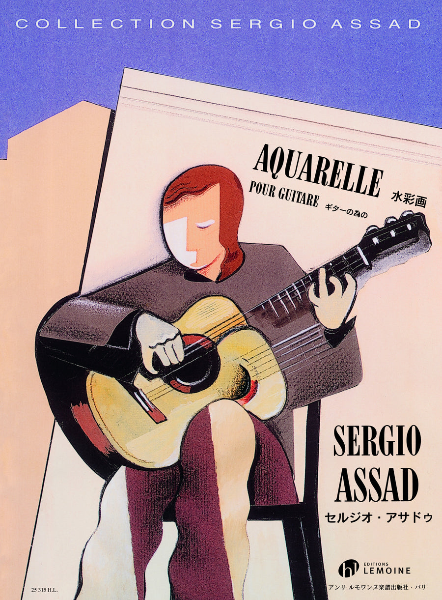 Aquarelle - partition guitare, Sérgio Assad