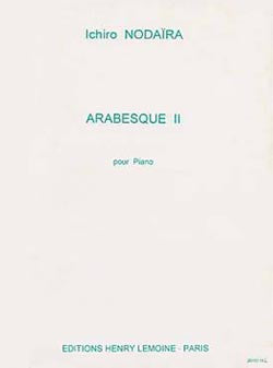 Arabesque II - partition piano, Ichiro Nodaira