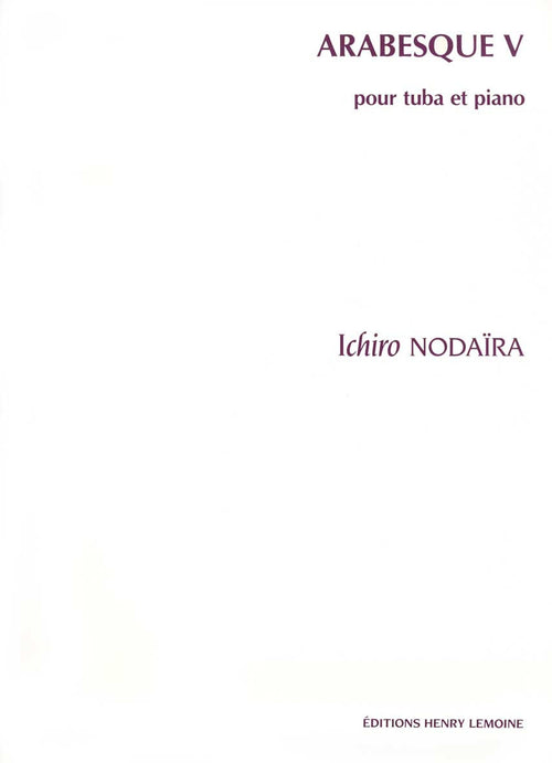 Arabesque V - partition cuivres, Ichiro Nodaira
