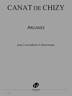 Arcanes - partition accordéon, Edith Canat de Chizy
