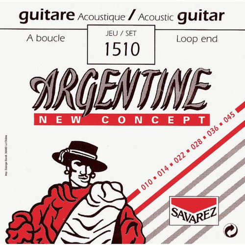 Jeu de Cordes Guitare Jazz Manouche Argentine 1510 Extra-light 10-45