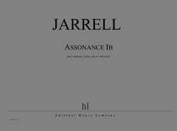 Assonance Ib - partition clarinette, Michael Jarrell