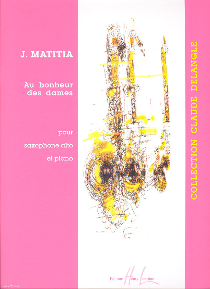 Au bonheur des dames - partition saxophone, Jean Matitia