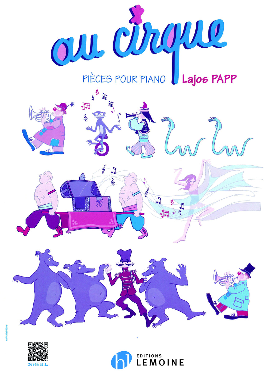 Au Cirque - partition piano, Lajos Papp