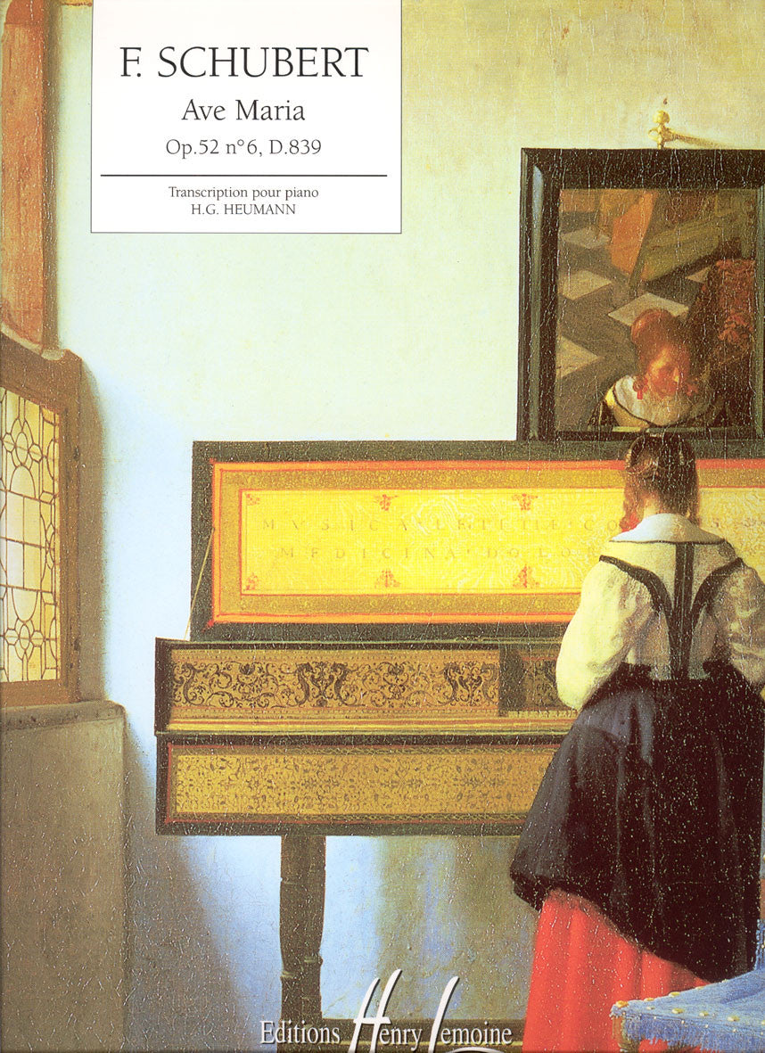 Ave Maria Op.52 n°6 - partition piano, Franz Schubert