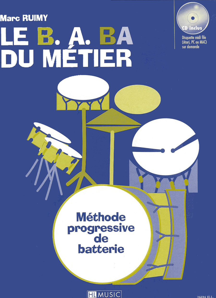 B.A.Ba du Métier - partition percussions, Marc Ruimy
