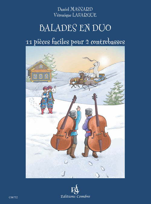 Balades en duo - partition contrebasse, Daniel Massard