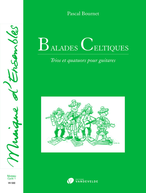 Ballades celtiques - partition guitare, Pascal Bournet