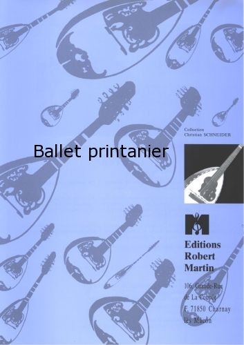 Ballet printanier - partition instruments traditionnels, Marc Brunel