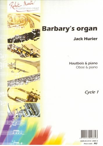 Barbary's Organ - partition hautbois, Jacques Hurier