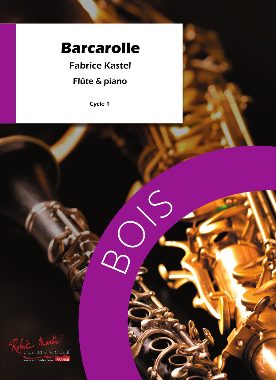 Barcarolle - partition flûte, Fabrice Kastel
