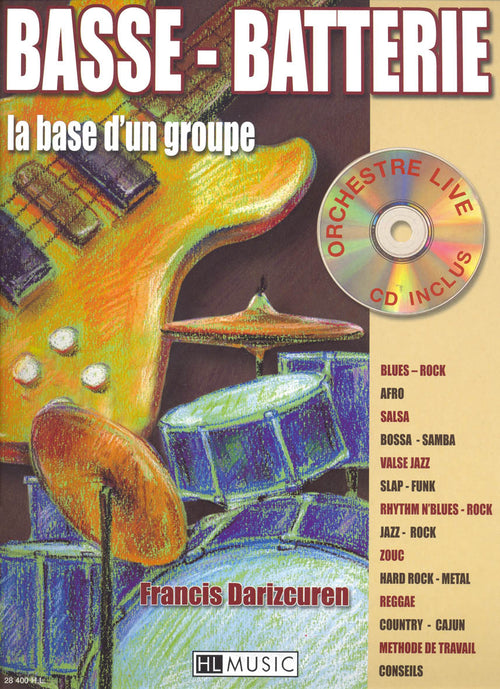 Basse - Batterie - partition basse, Francis Darizcuren