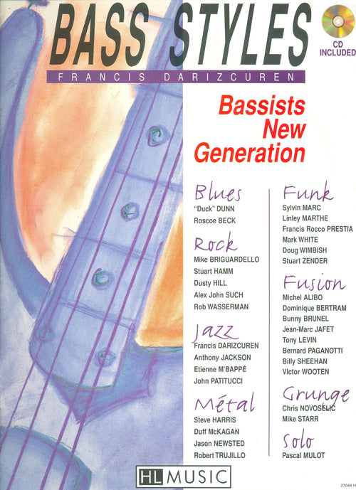 Bassists new generation - partition basse, Francis Darizcuren