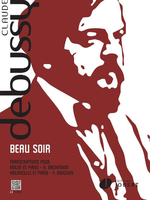 Beau soir - Evening fair - partition violon, Claude Debussy