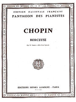 Berceuse Op.57 - partition piano, Frédéric Chopin