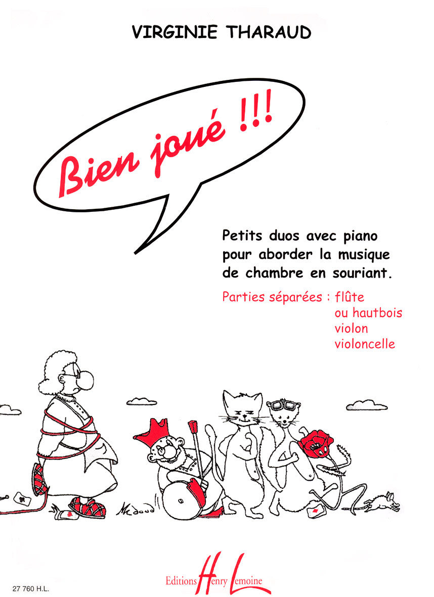 Bien Joué ! - partition flûte, Virginie Tharaud