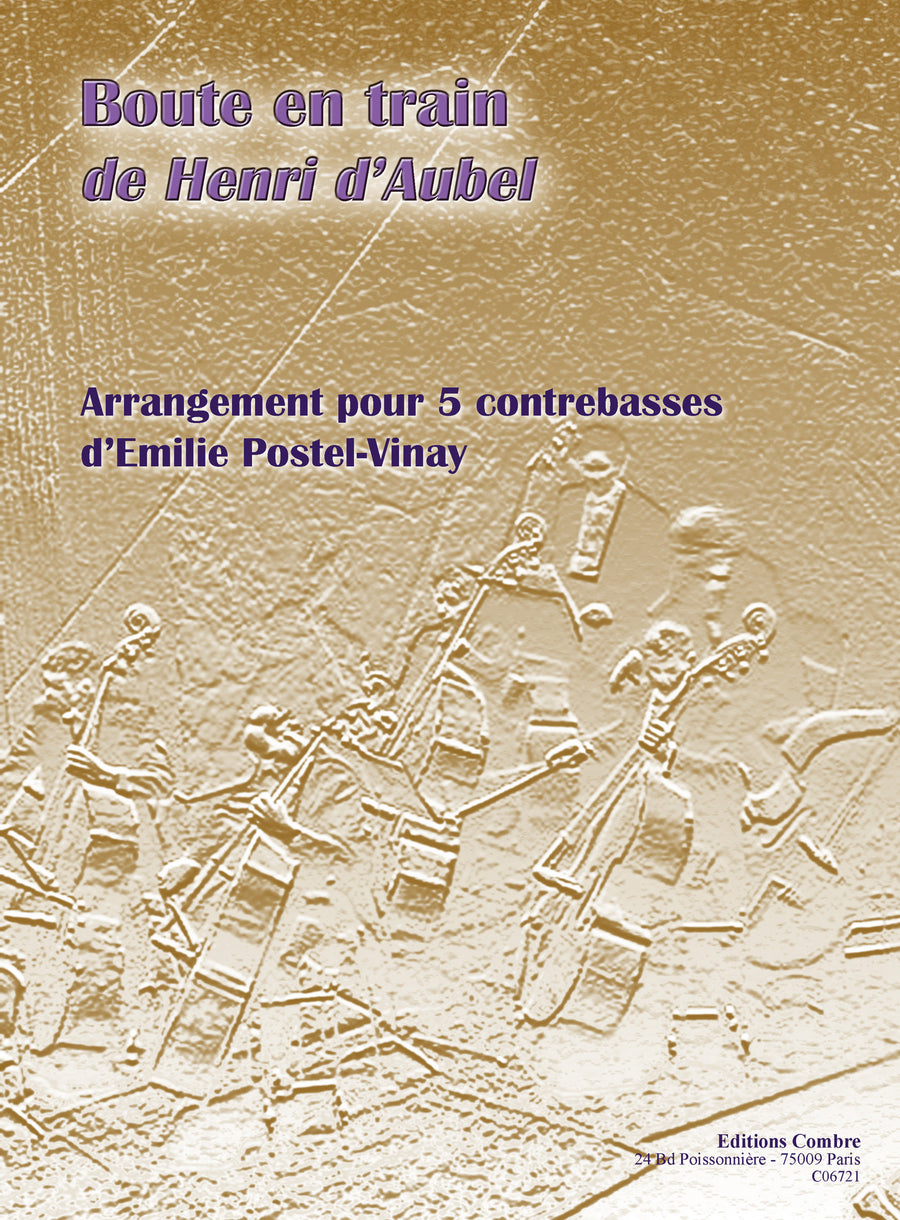 Boute en train - partition contrebasse, Henri d'Aubel