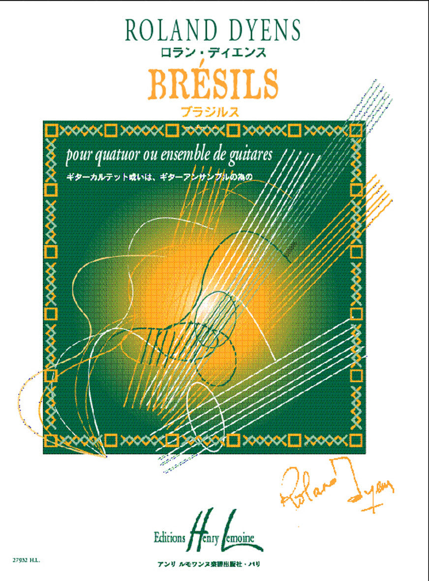 Brésils - partition ensemble, Roland Dyens