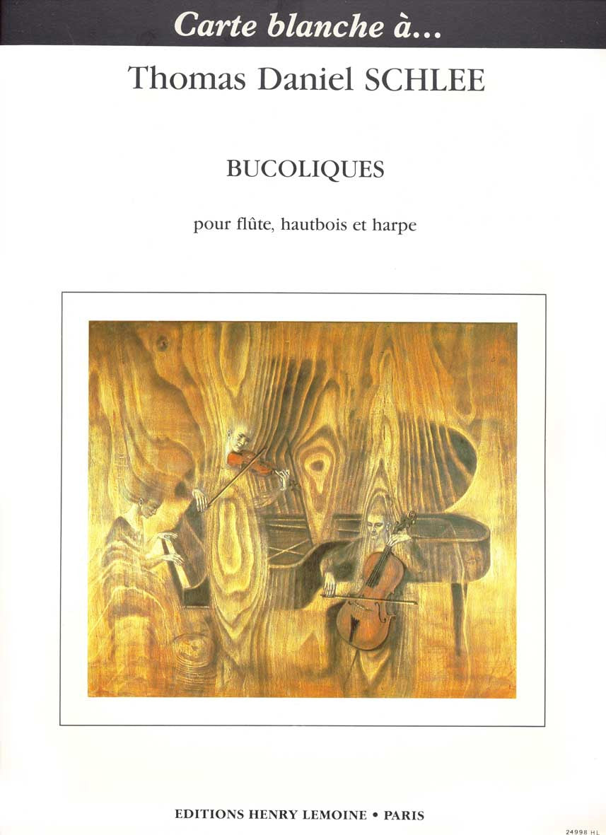 Bucoliques - partition flûte, Thomas Daniel Schlee
