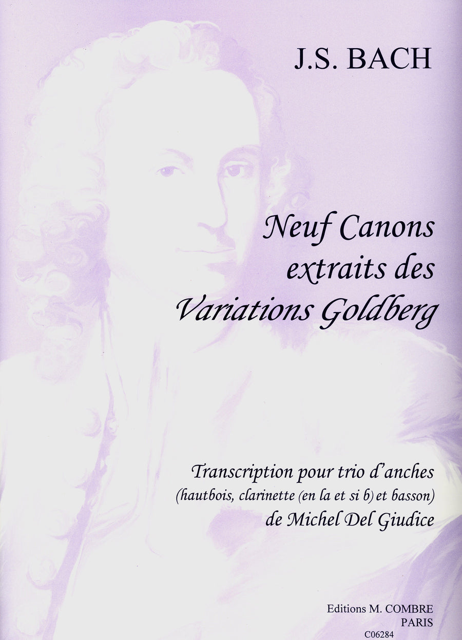 Canons (9) extr. Variations Goldberg - partition ensemble, Johann Sebastian Bach