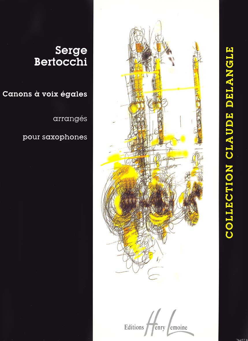 Canons à voix égales - partition ensemble, Serge Bertocchi