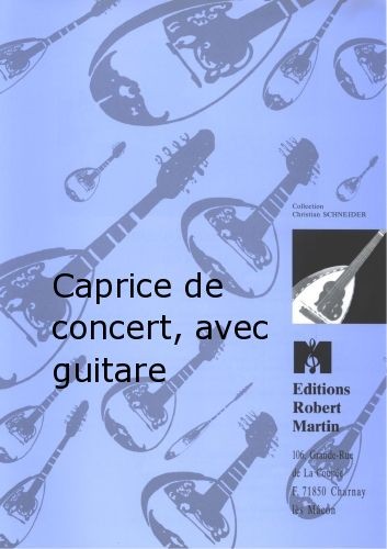 Caprice de concert, avec guitare - partition instruments traditionnels, Mario Maciocchi