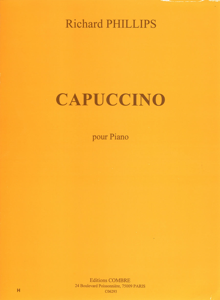 Capuccino - partition piano, Richard Phillips