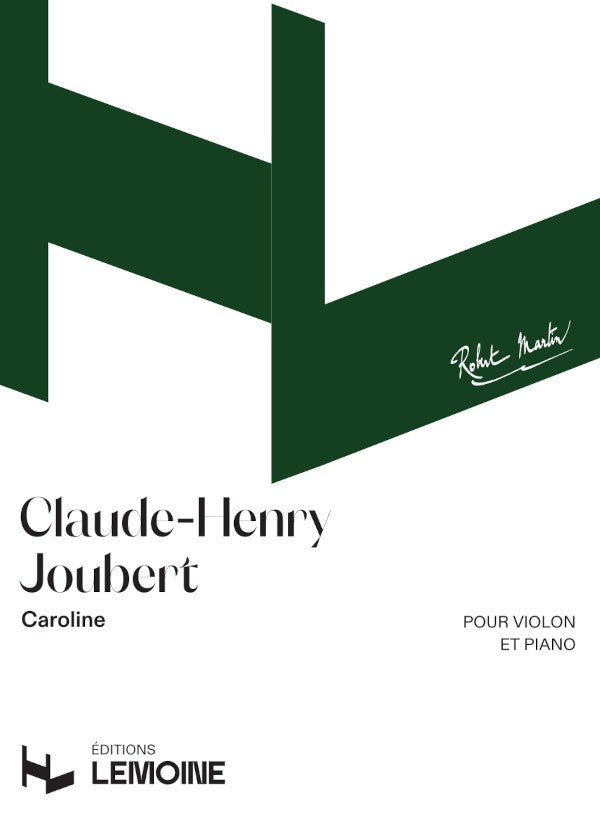 Caroline - partition violon, Claude-Henry Joubert