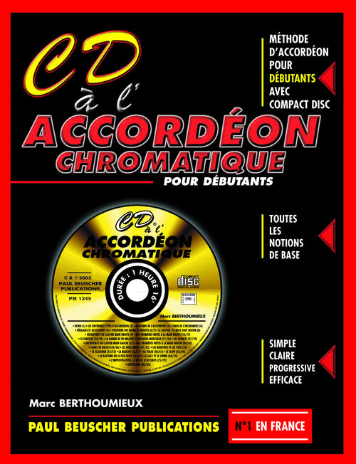 CD à l'Accordéon chromatique - partition accordéon, Marc Berthoumieux