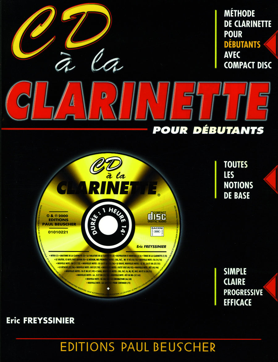 CD à la Clarinette - partition clarinette, Eric Freyssinnier