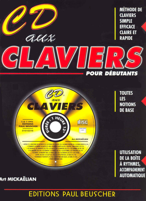 CD aux Claviers - partition orgue, Art Mickaelian